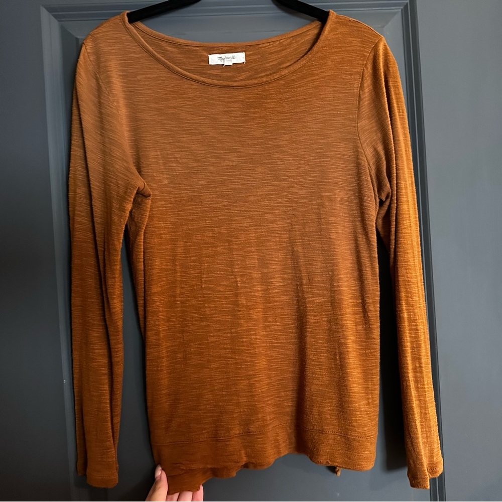 MADEWELL COMFY ORANGE LONGSLEEVE